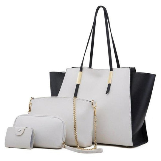 Isabella - Chic Leather 4-Piece Bag Set