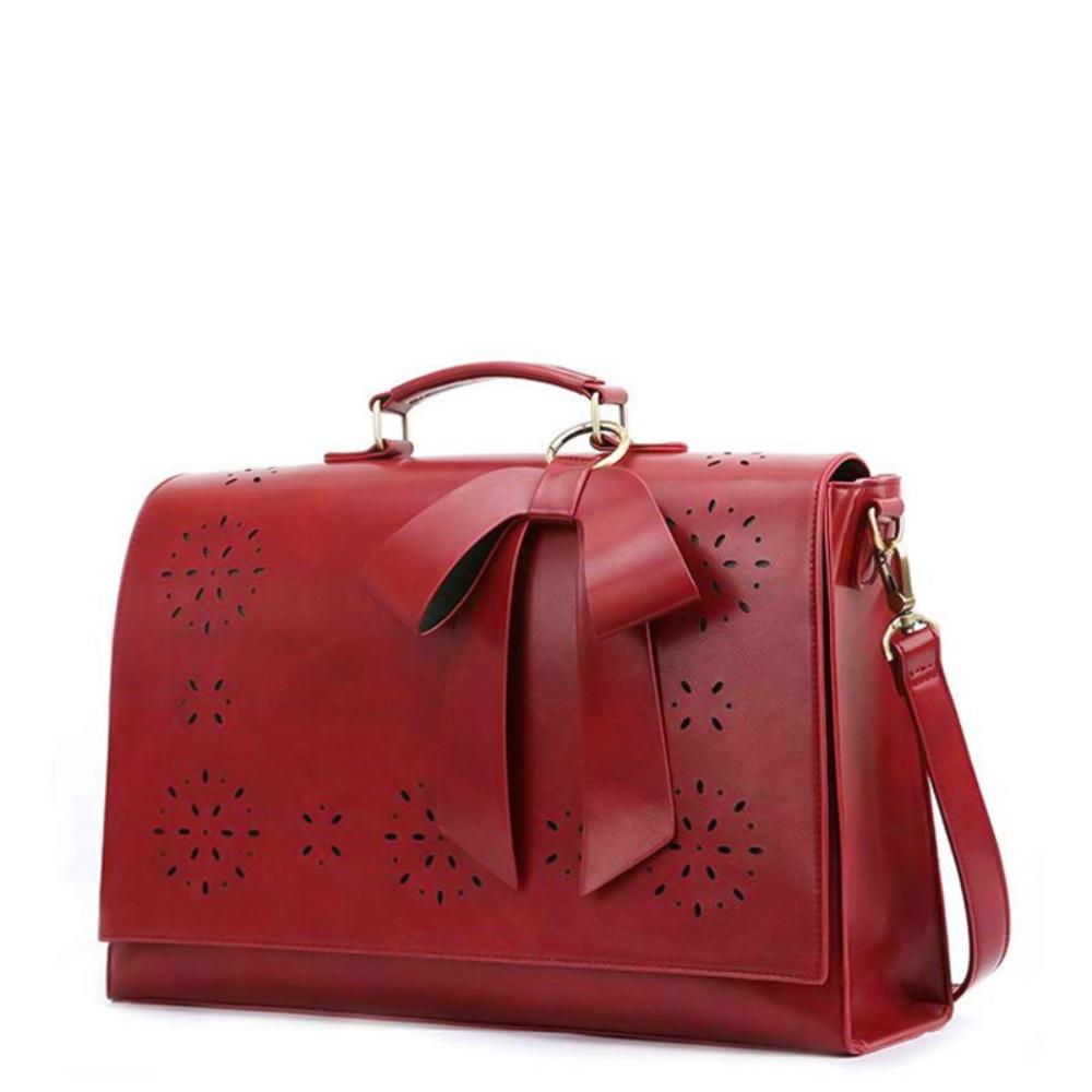 Esther - Elegant Modernist Leather Satchel