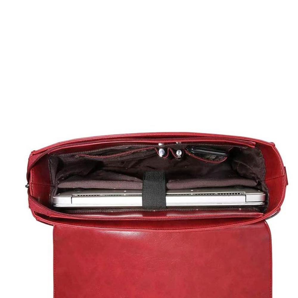 Esther - Elegant Modernist Leather Satchel