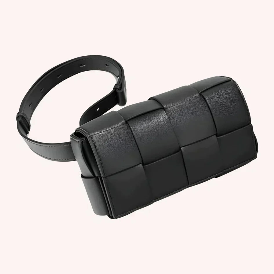 Alyssa - Stylish Charm Leather Belt Bag