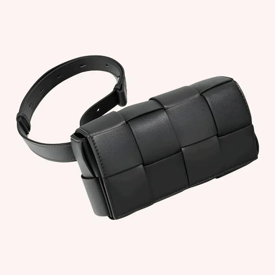 Alyssa - Stylish Charm Leather Belt Bag